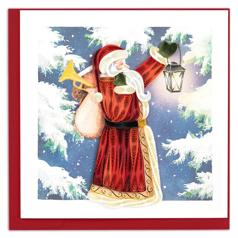 Quilling Card - Vintage Santa