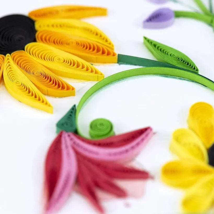 Quilling Card - Wildflower Birthday Blooms