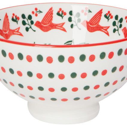 Stamped Bowl - Winterberry