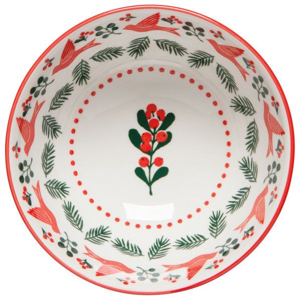 Stamped Bowl - Winterberry