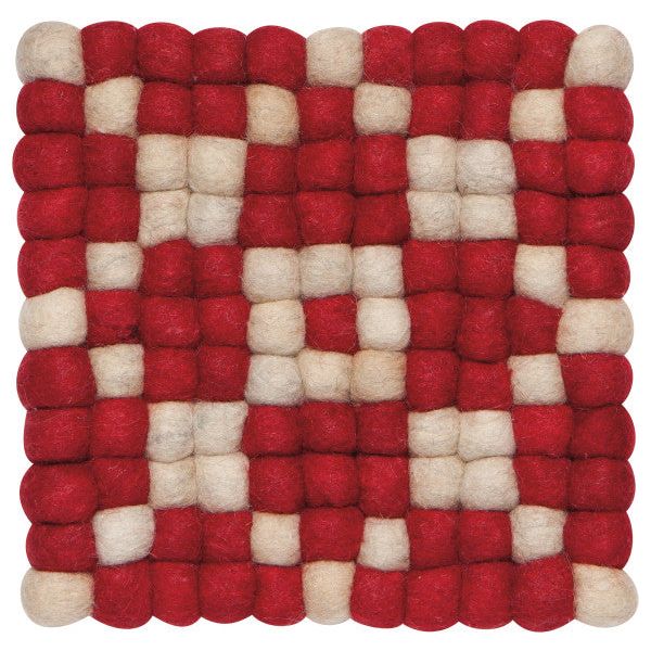 Trivet - Dot Cranberry