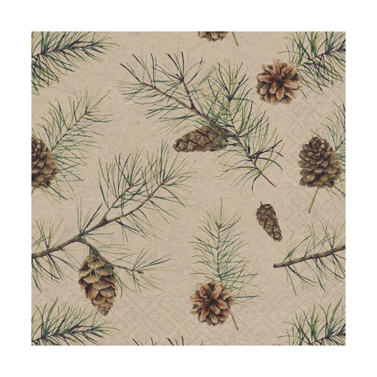 Napkin - Pinecone Elegance