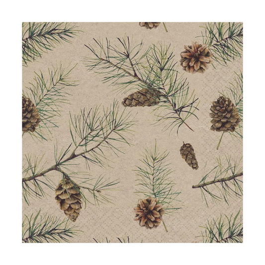 Napkin - Pinecone Elegance