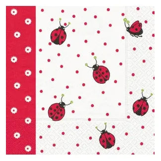 Cocktail Napkins - Ladybugs & Dots