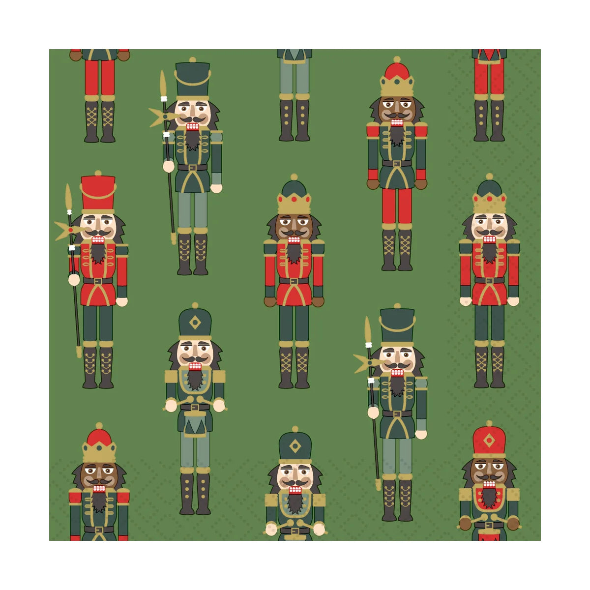 Napkin - Nutcracker green