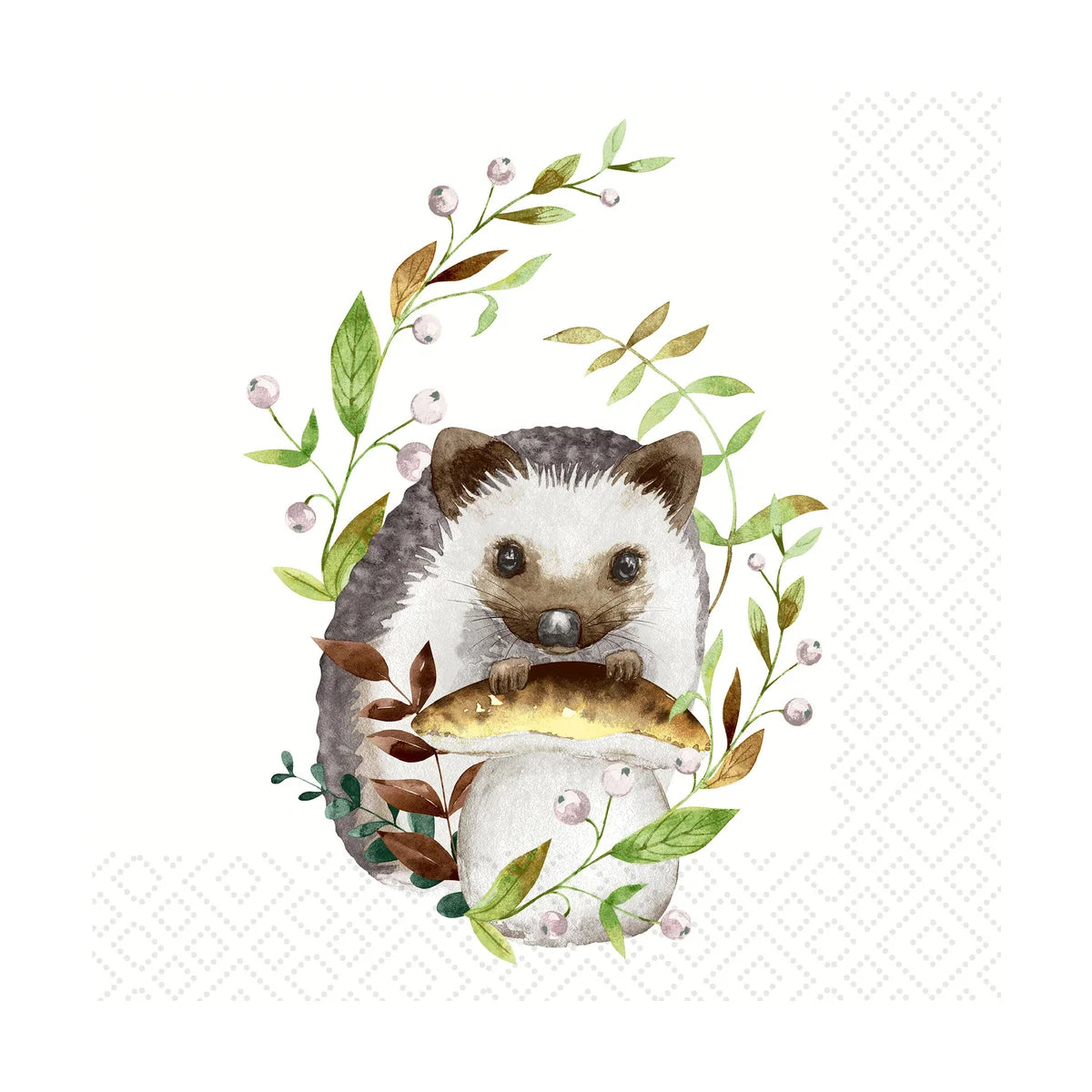 Napkin - Forest Hedgehog