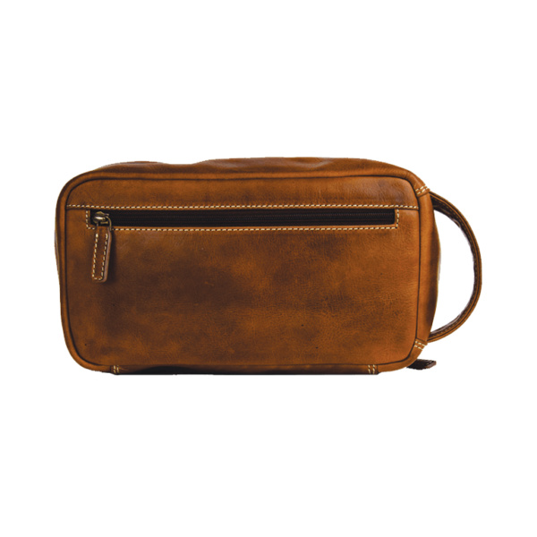 Rugged Earth Leather Toiletry Bag (199015)