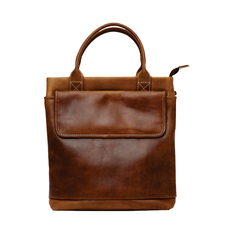 Rugged Earth Leather Tote Purse (Style 199038)