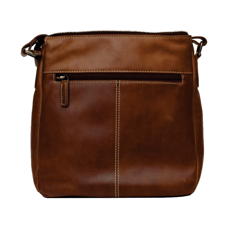 Rugged Earth Leather Purse w/Buckle (Style 199041)