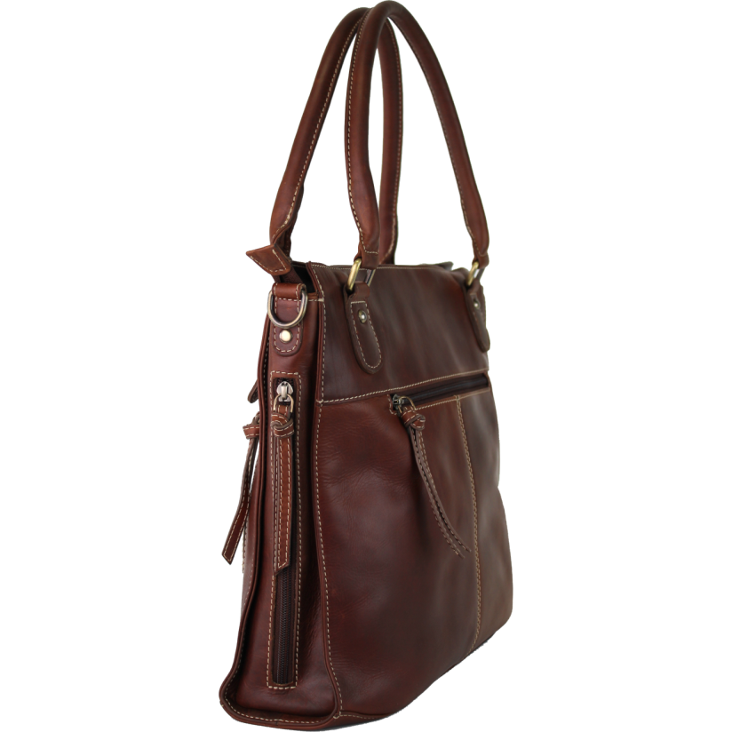Rugged Earth Leather Bag (Style 199056)