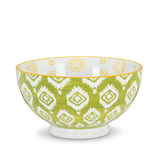 Deep Bowl - Green/Yellow