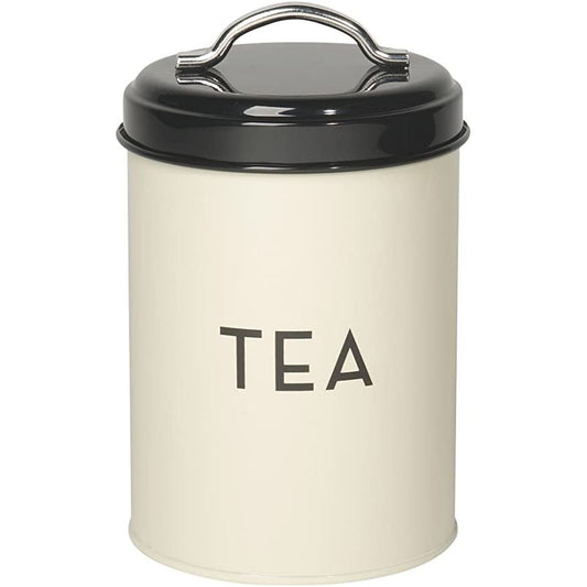 Tea Tin Ivory