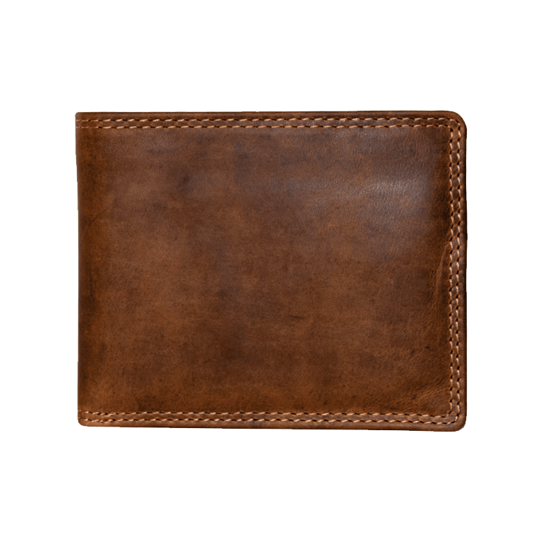 Rugged Earth Leather Billfold Wallet (Style 990011)