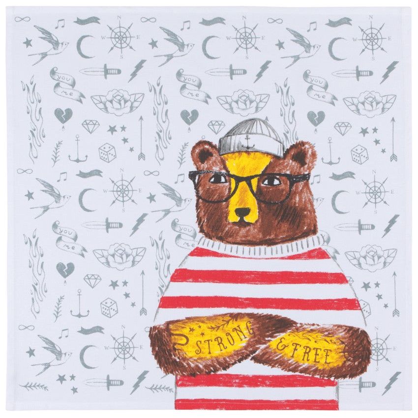 Teatowel Designer Strong & Free