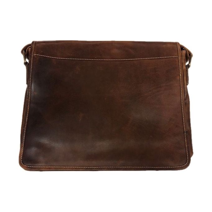 Rugged Earth Leather Messenger Bag (199027)