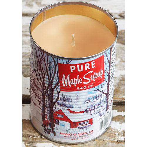 Maple Syrup Tin Candle Cotton Wick