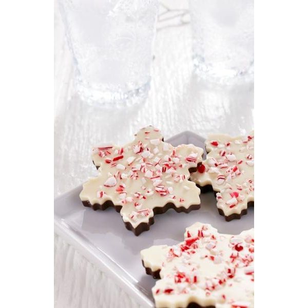 Peppermint Bark Snowflakes 3 piece bag