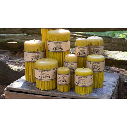 Dripped Beeswax Candles