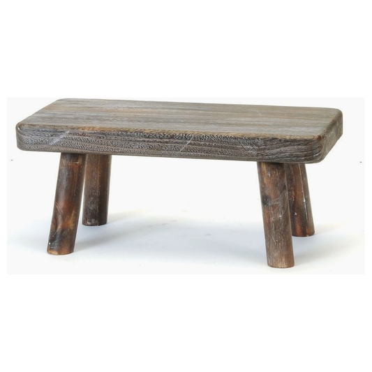 Wood Display Stool