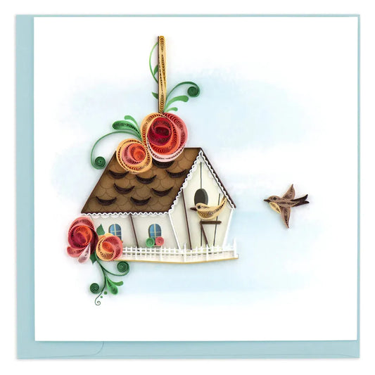 Quilling Card - Birdhouse