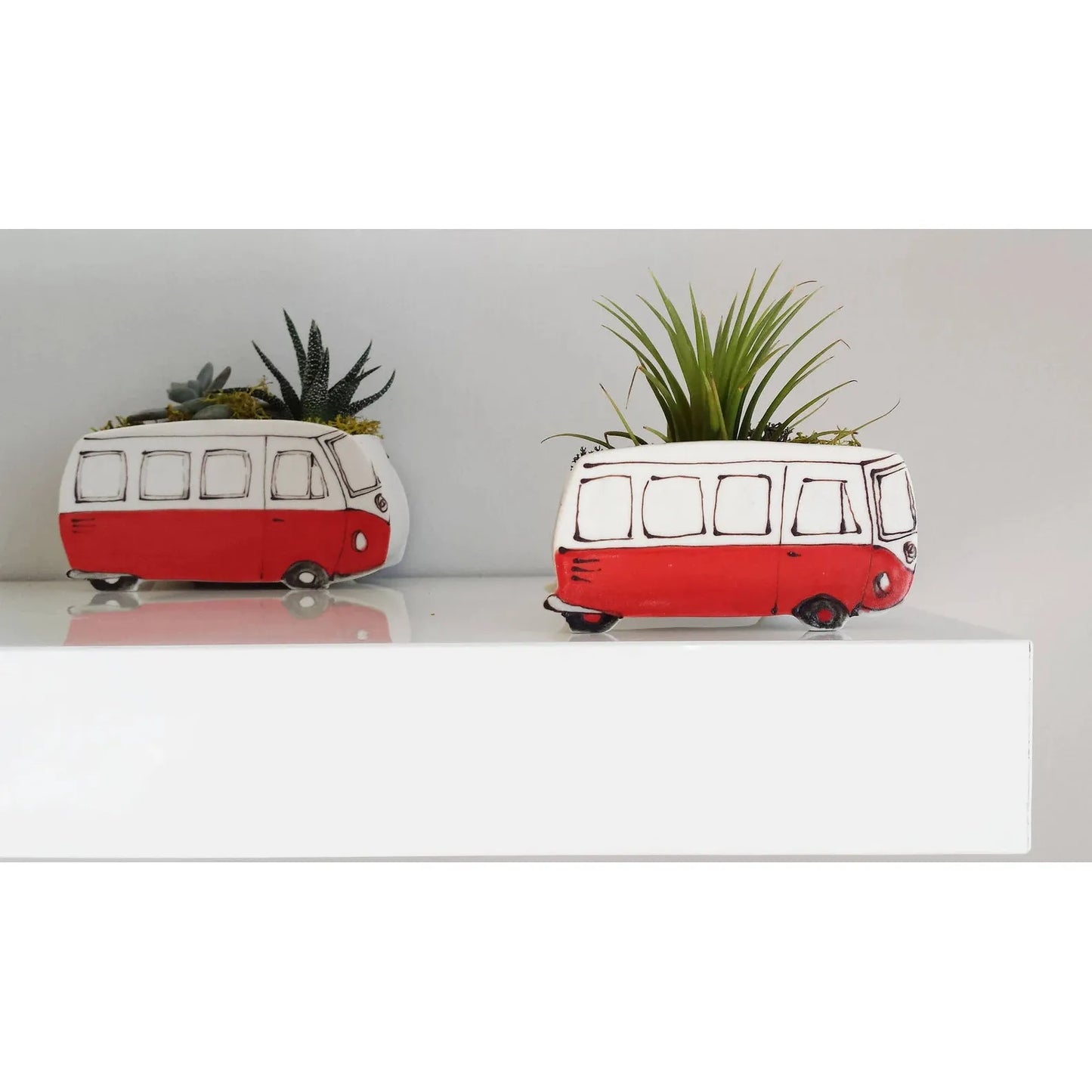 Small Red Westfalia Planter