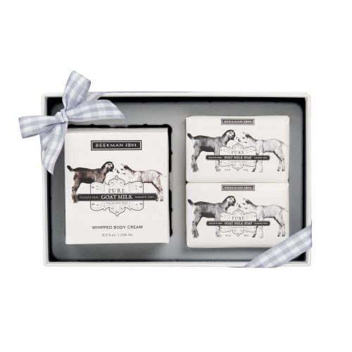 Goat Milk Soap & Body Cream Gift Set